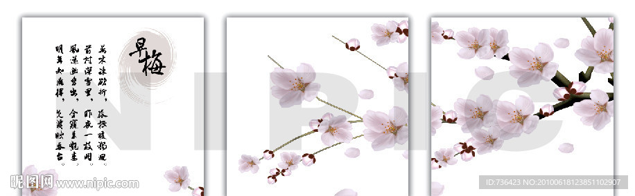 梅花 無(wú)框畫