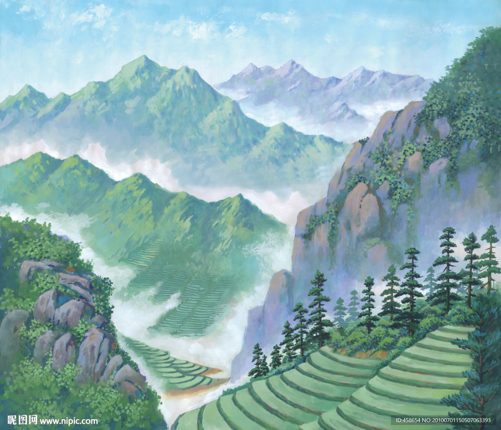 舞臺背景繪畫