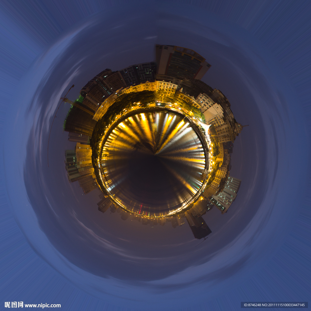 全景珠江夜景