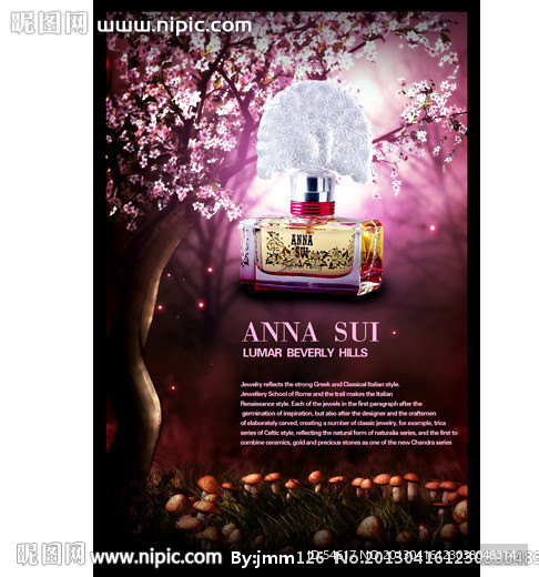 安娜苏香水广告