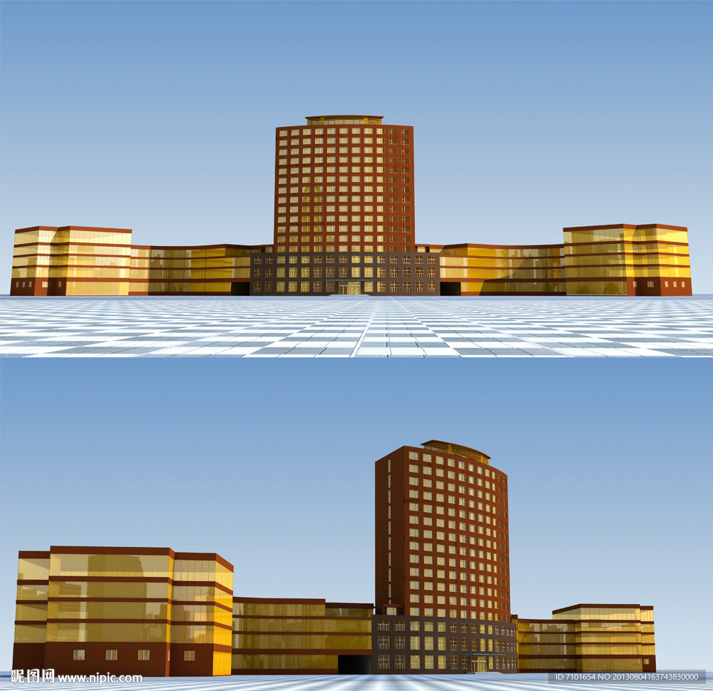 某酒店3D模型