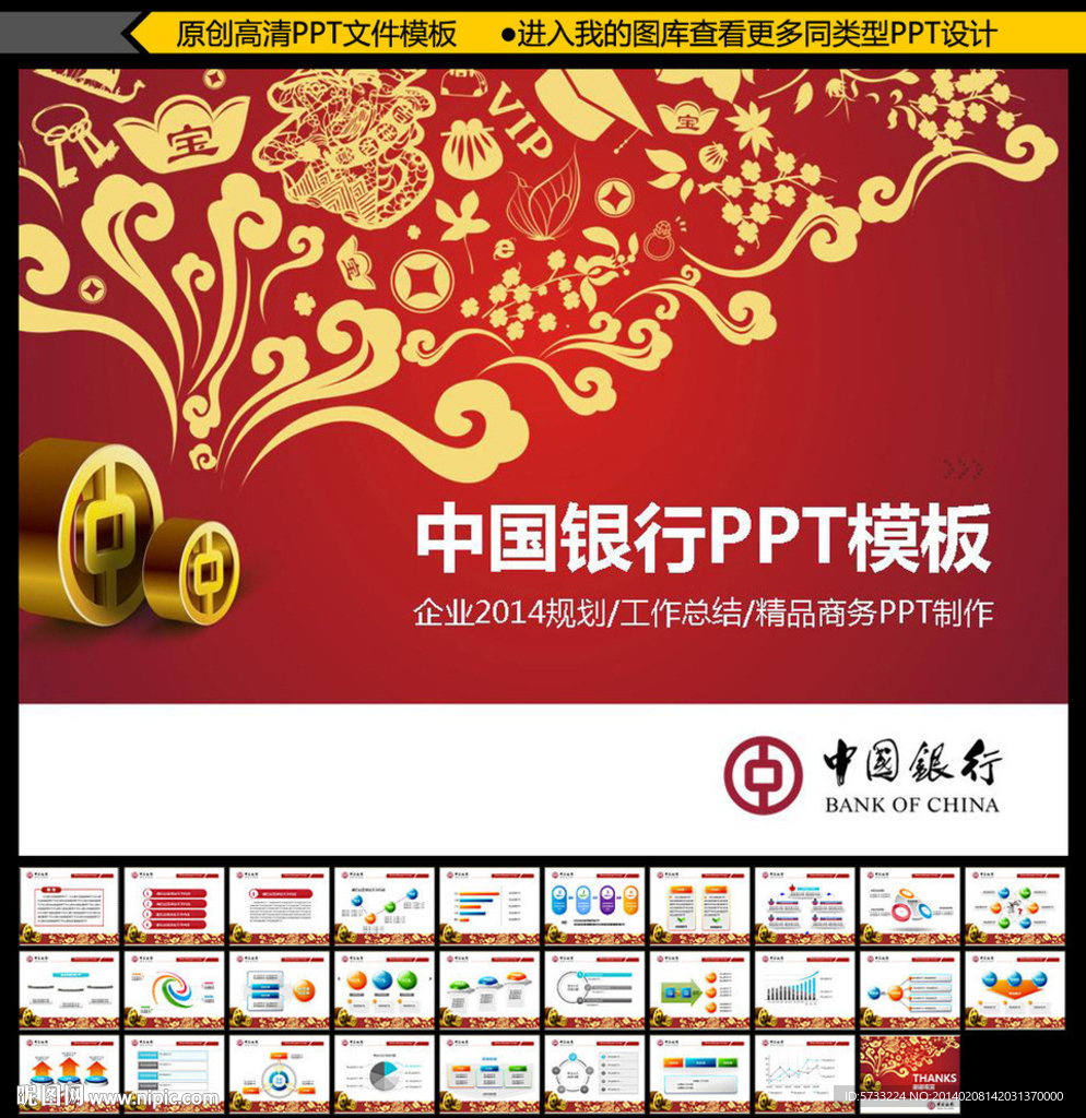 中國銀行PPT動態模