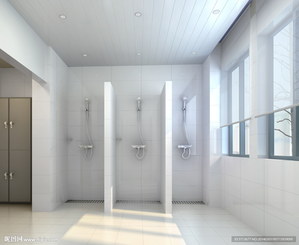 现代公共淋浴间模型_SU现代公共淋浴间模型下载_SU现代公共淋浴间模型免费下载_建E室内设计网