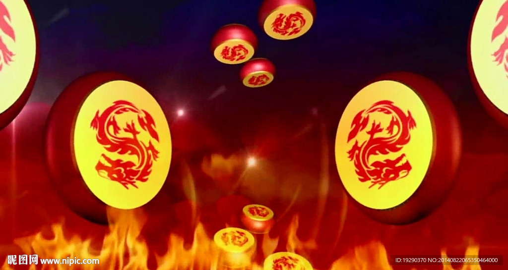 龍紋大鼓