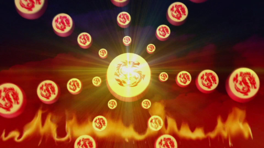 龍紋大鼓打鼓舞臺喜慶VJ背景素