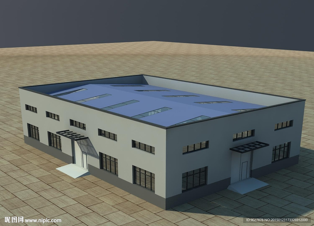 庫房3D模型