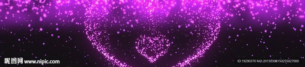 紫色愛心婚慶背景素材