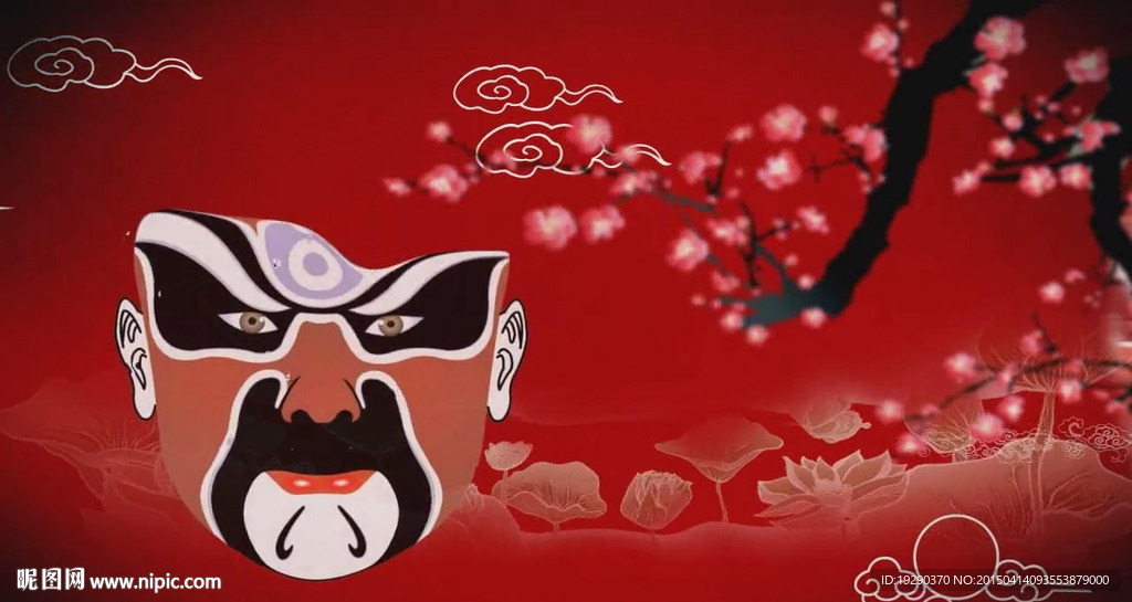 中國(guó)風(fēng)之變臉京劇臉譜戲劇人物