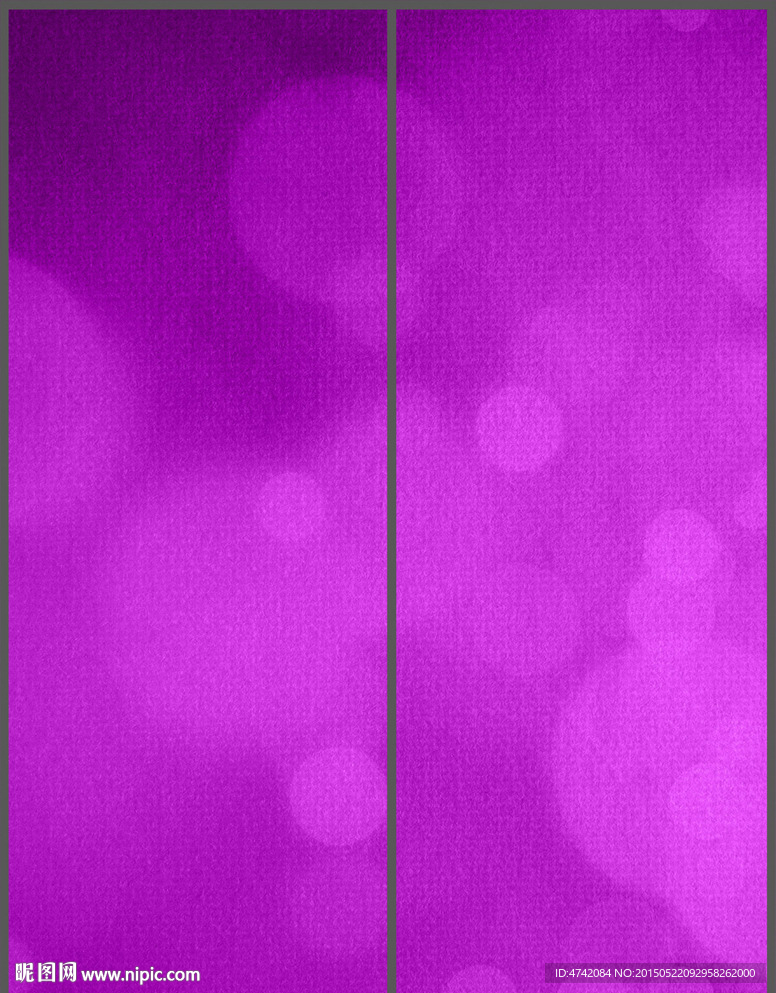 浪漫紫色花纹移门PSD