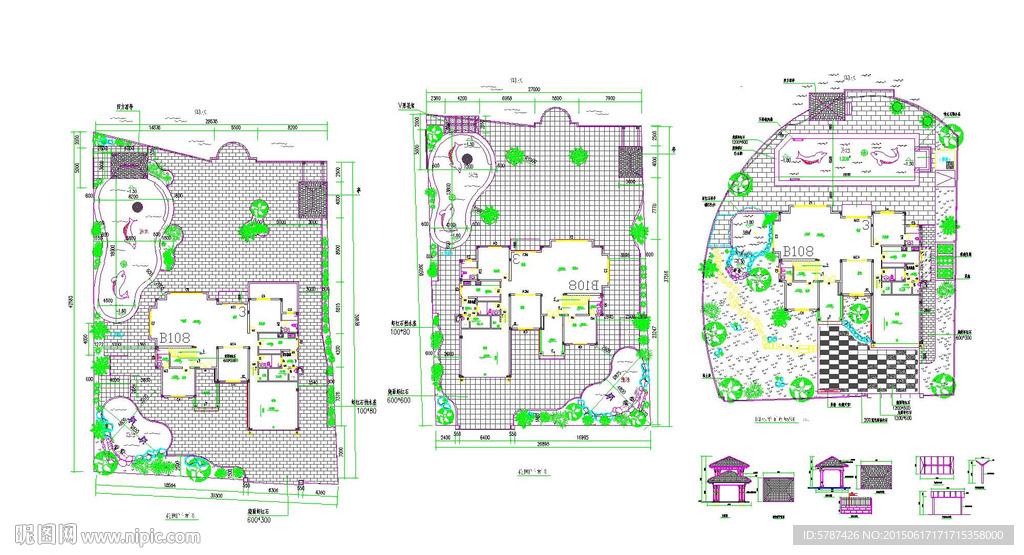 私人园林建筑CAD图纸
