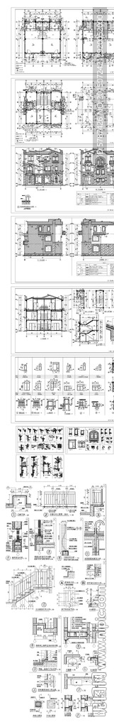 住宅建筑施工图纸