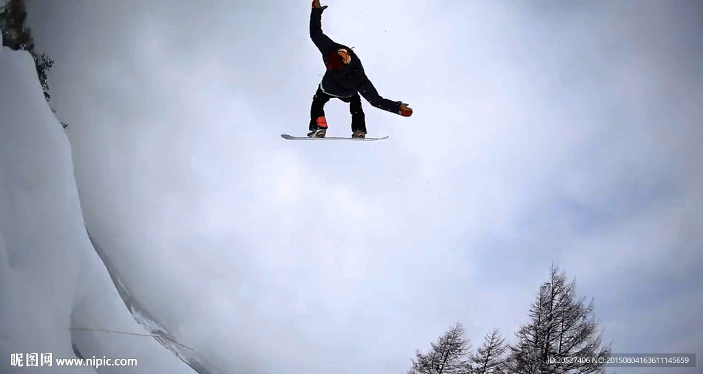 雪上運動 劃雪 航拍