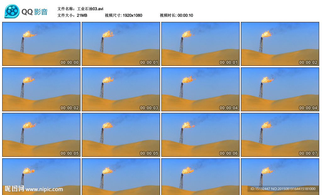 實拍工業石油LED背景視頻素材