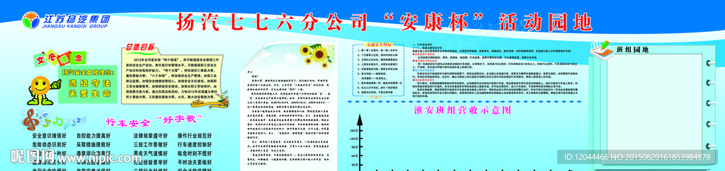 安康杯宣傳欄