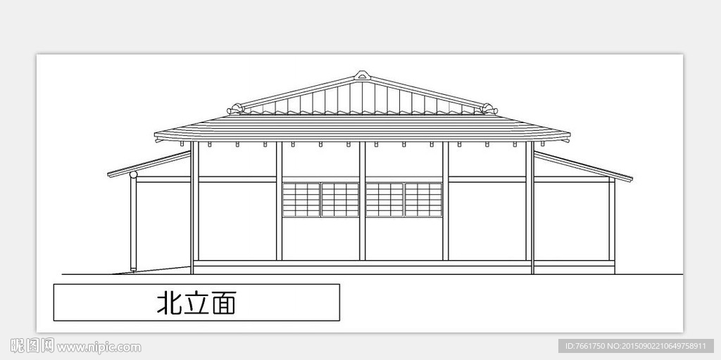 日本建筑方案施工图