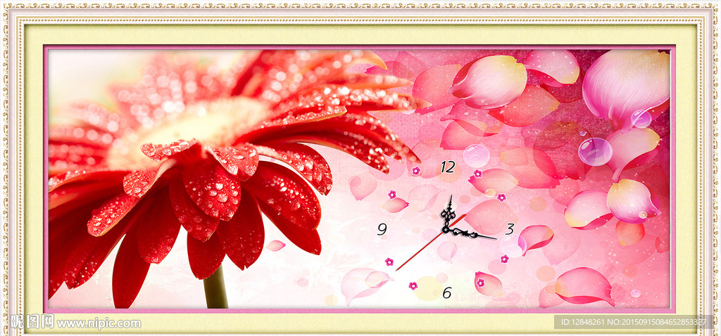 花卉 钟表