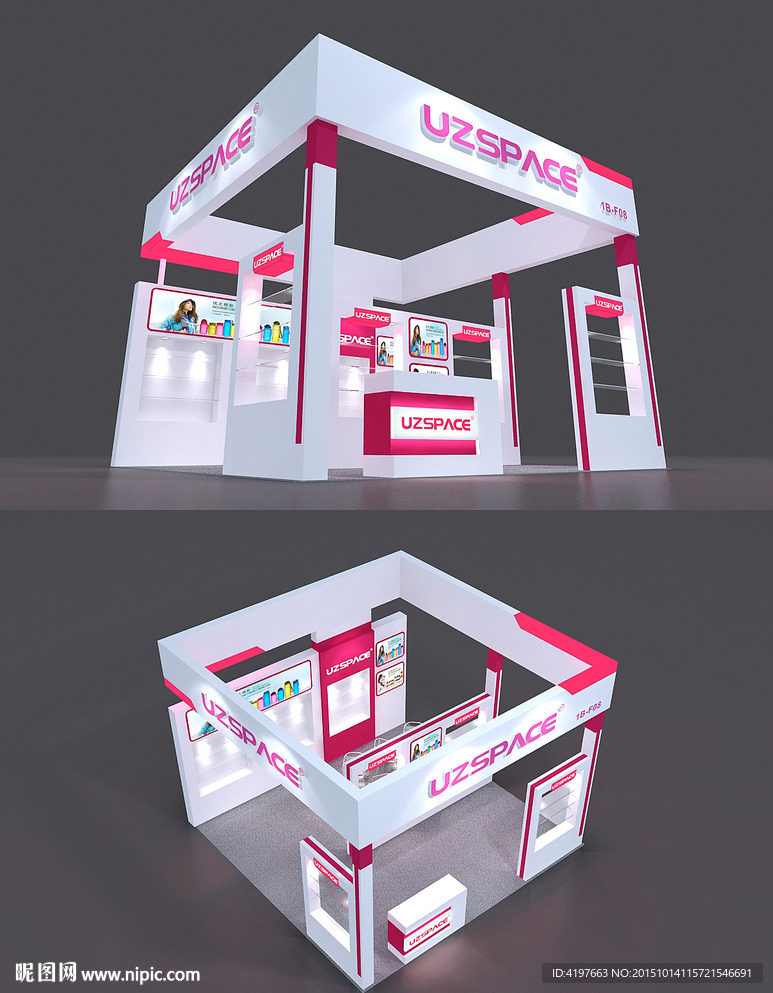 36平展臺模型