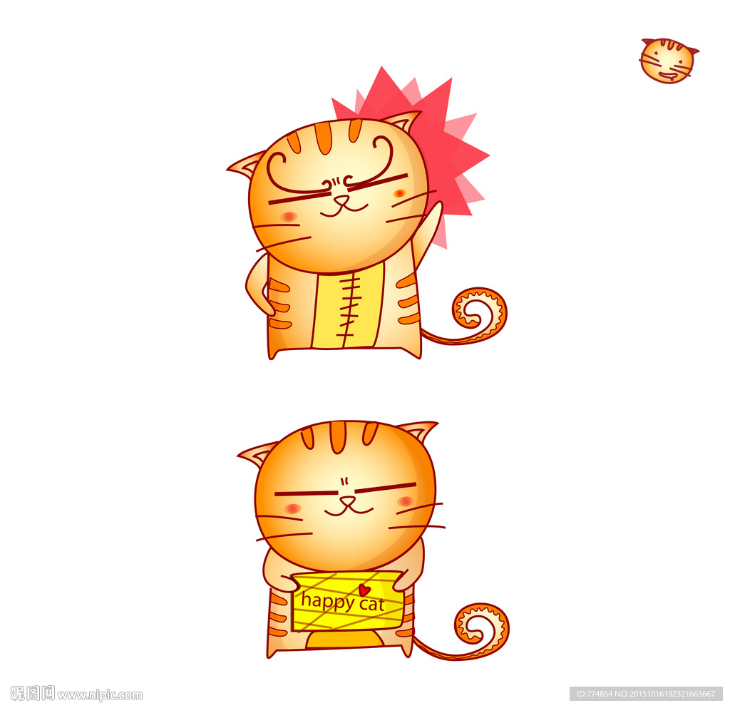 卡通猫图片