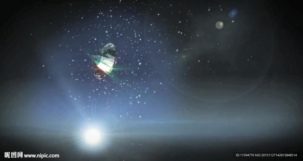 唯美星空視頻素材