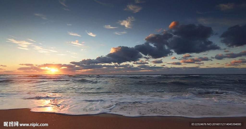 海浪沙灘