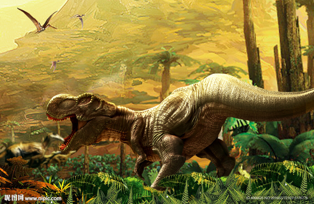 恐龙时代原始森林