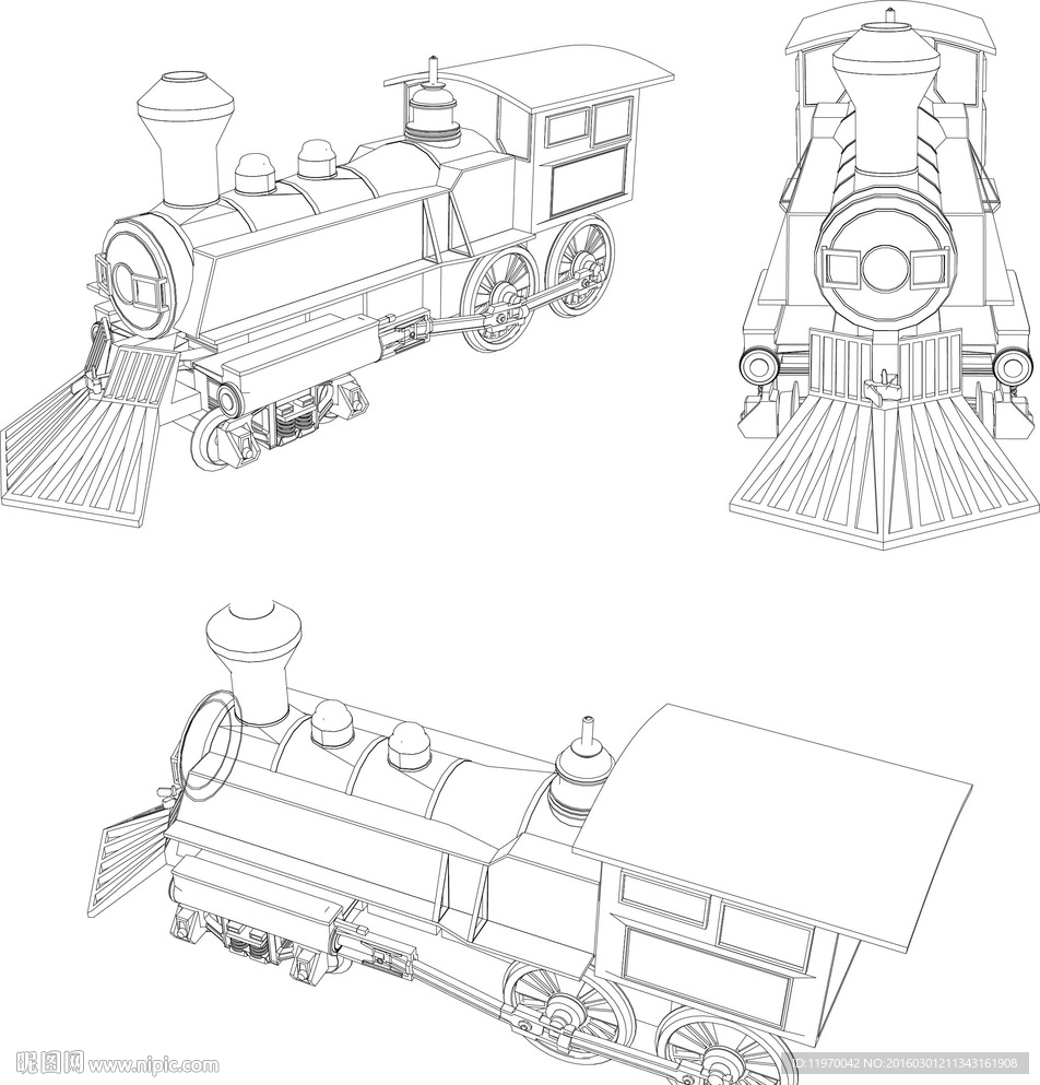 火車線描圖