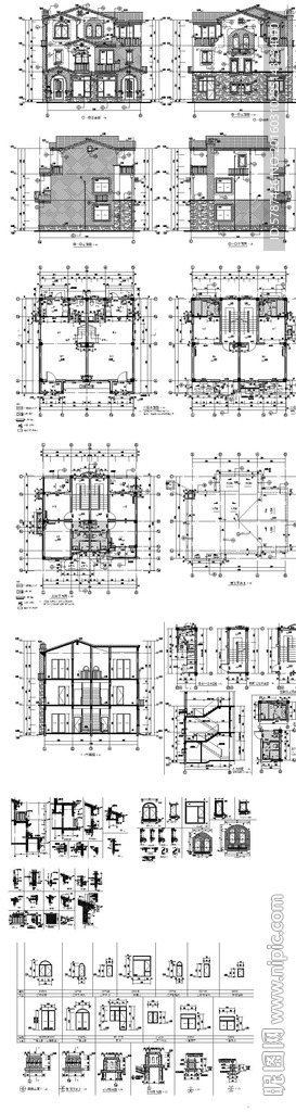 公馆建筑CAD图纸