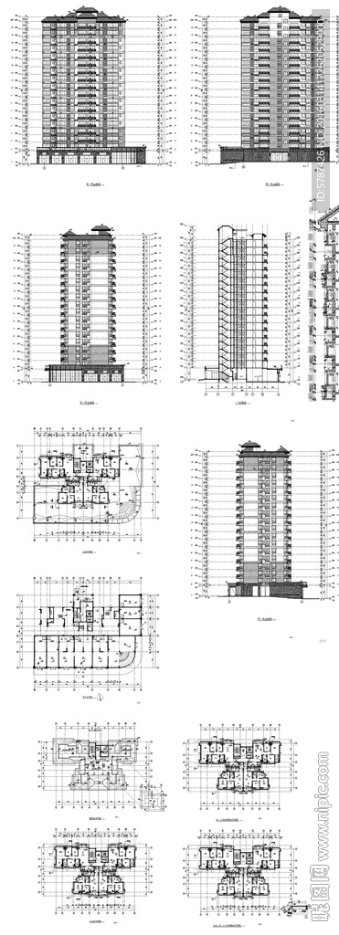 商业地产建筑设计CAD图