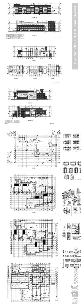 教学楼建筑设计施工图