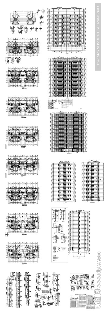 多层住宅建筑设计图