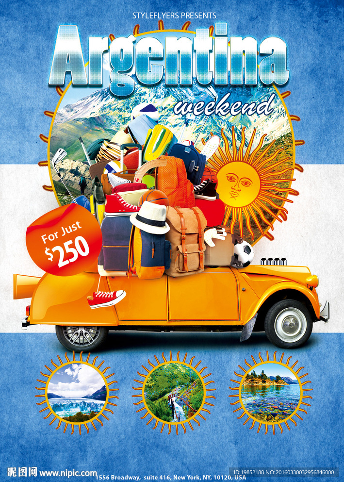 阿根廷度假旅游宣传海报