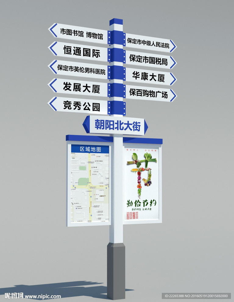 城市向導牌