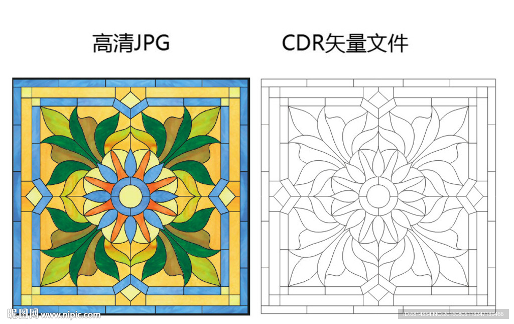 彩绘玻璃