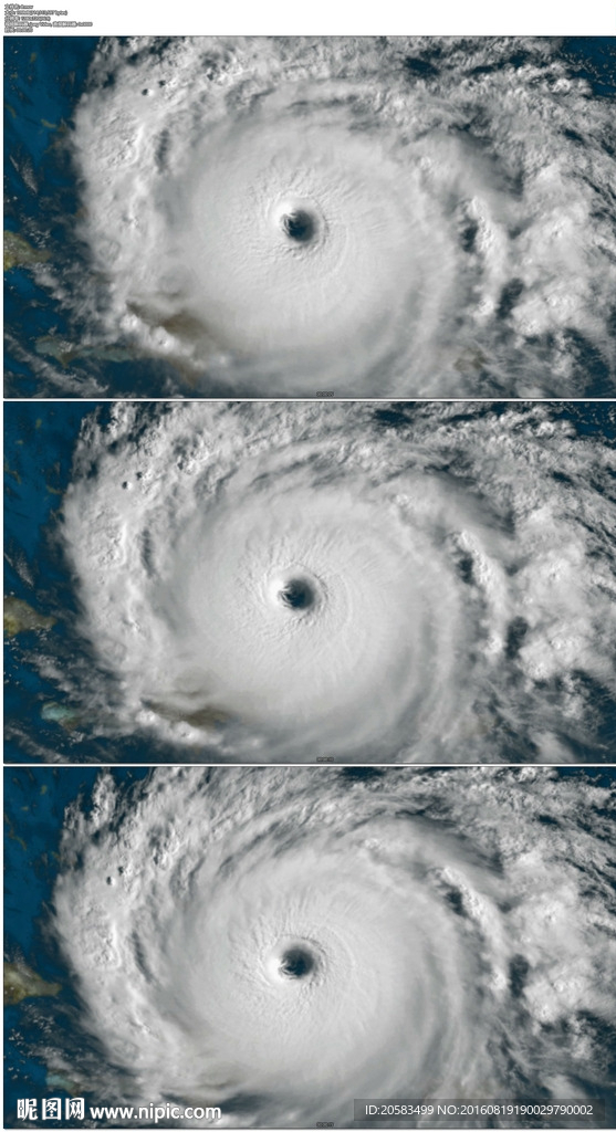 加勒比飓风眼