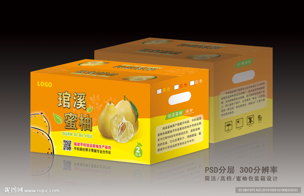 琯溪蜜柚（平面圖）