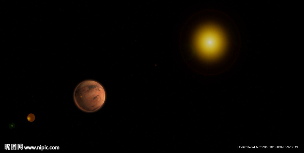 火星與太陽