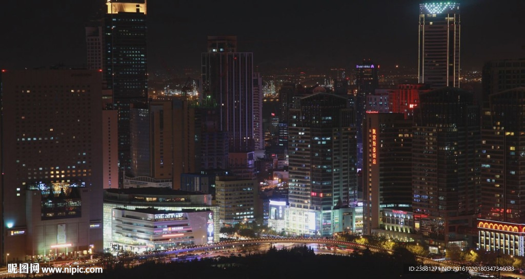 大连五惠路夜景