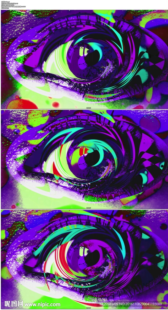 眼睛抽象背景