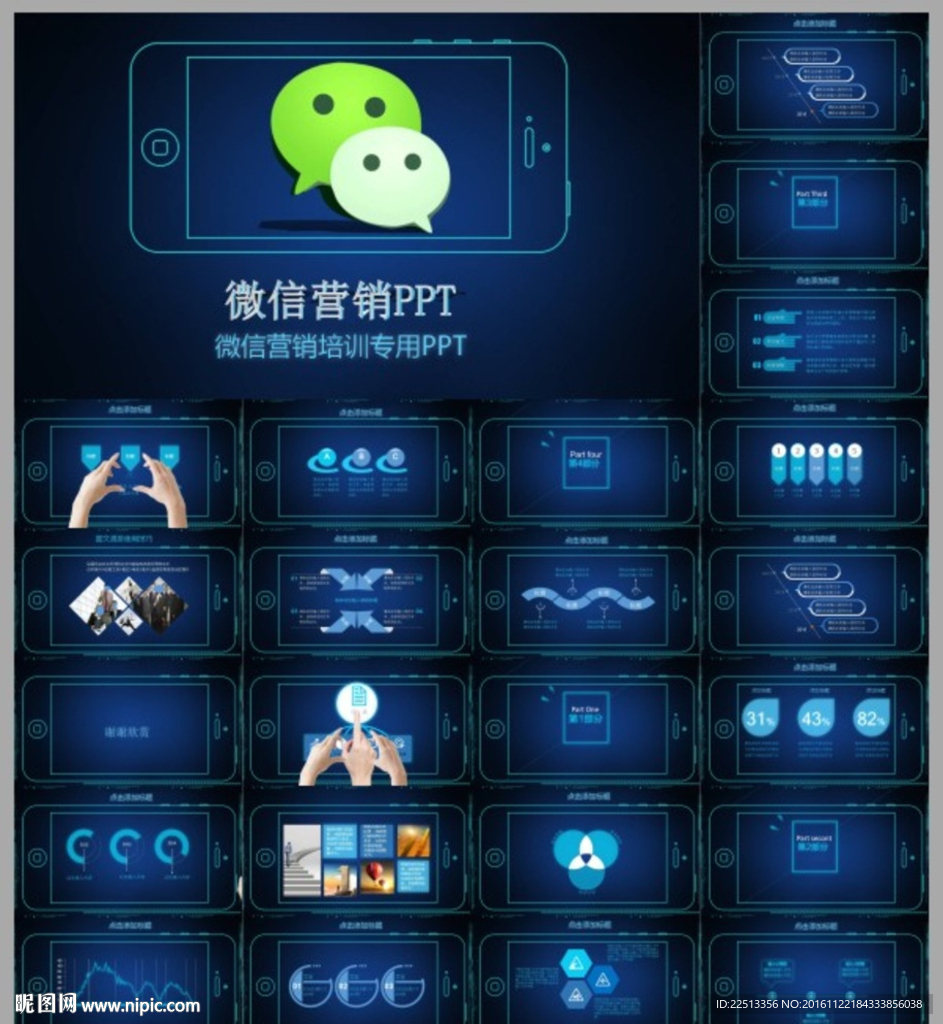動感微信營銷計劃總結PPT