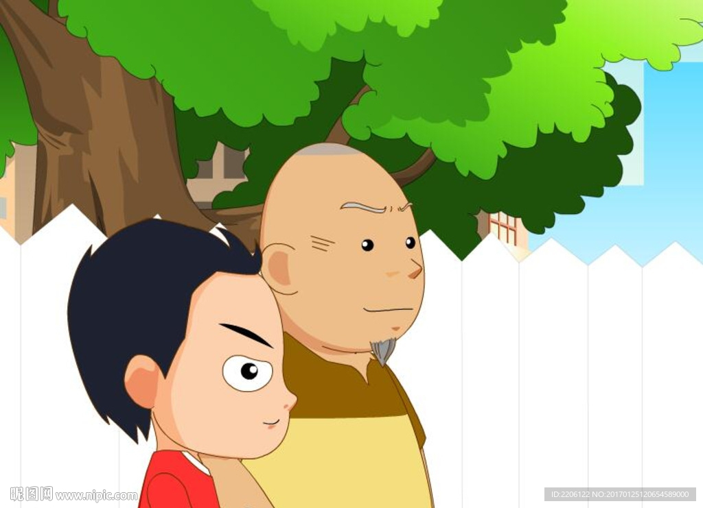 小明扶老人正能量公益動畫