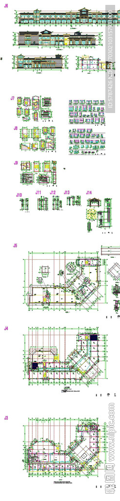 商业铺建筑设计CAD图