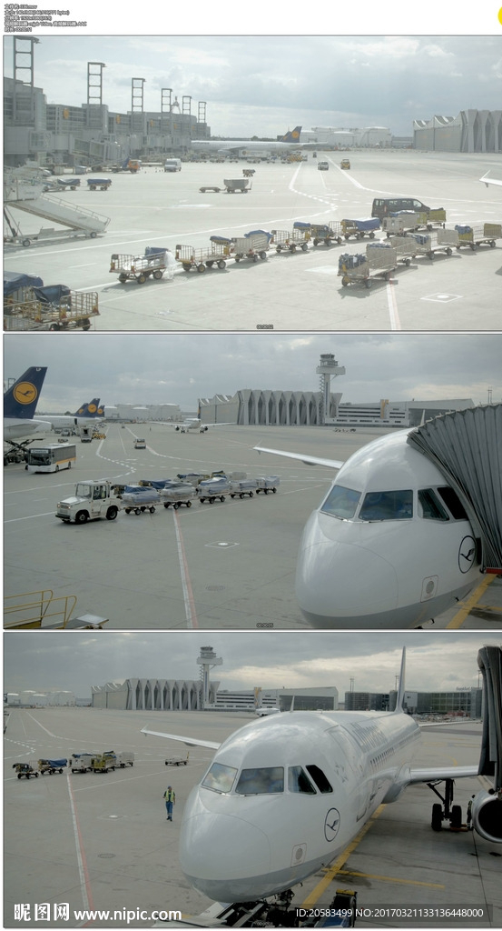 机场飞机延时摄影