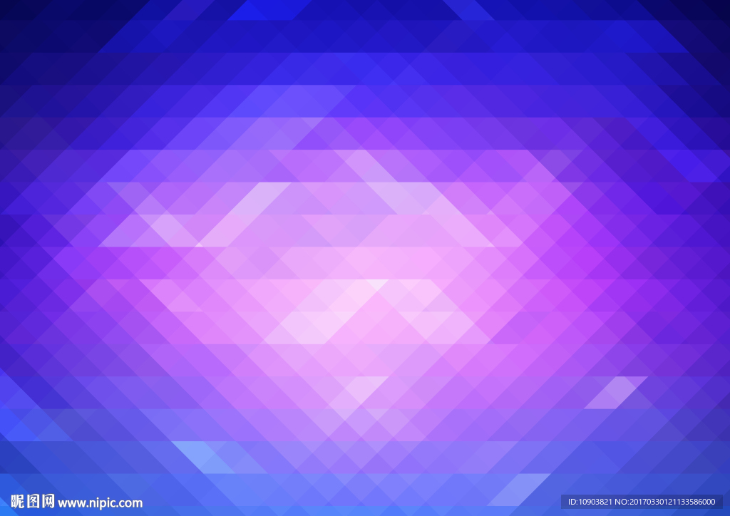 蓝紫色梦幻菱格背景图片