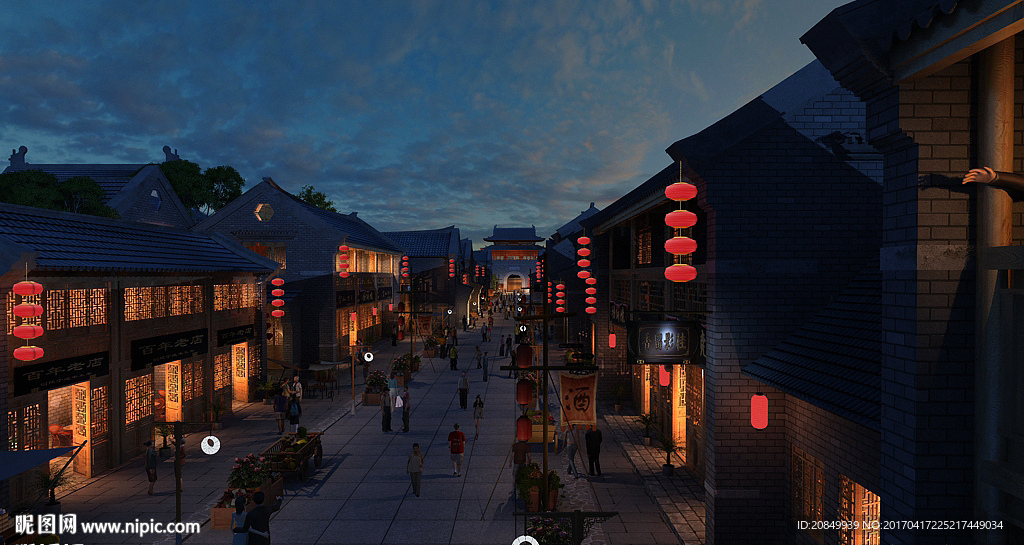 古建夜景
