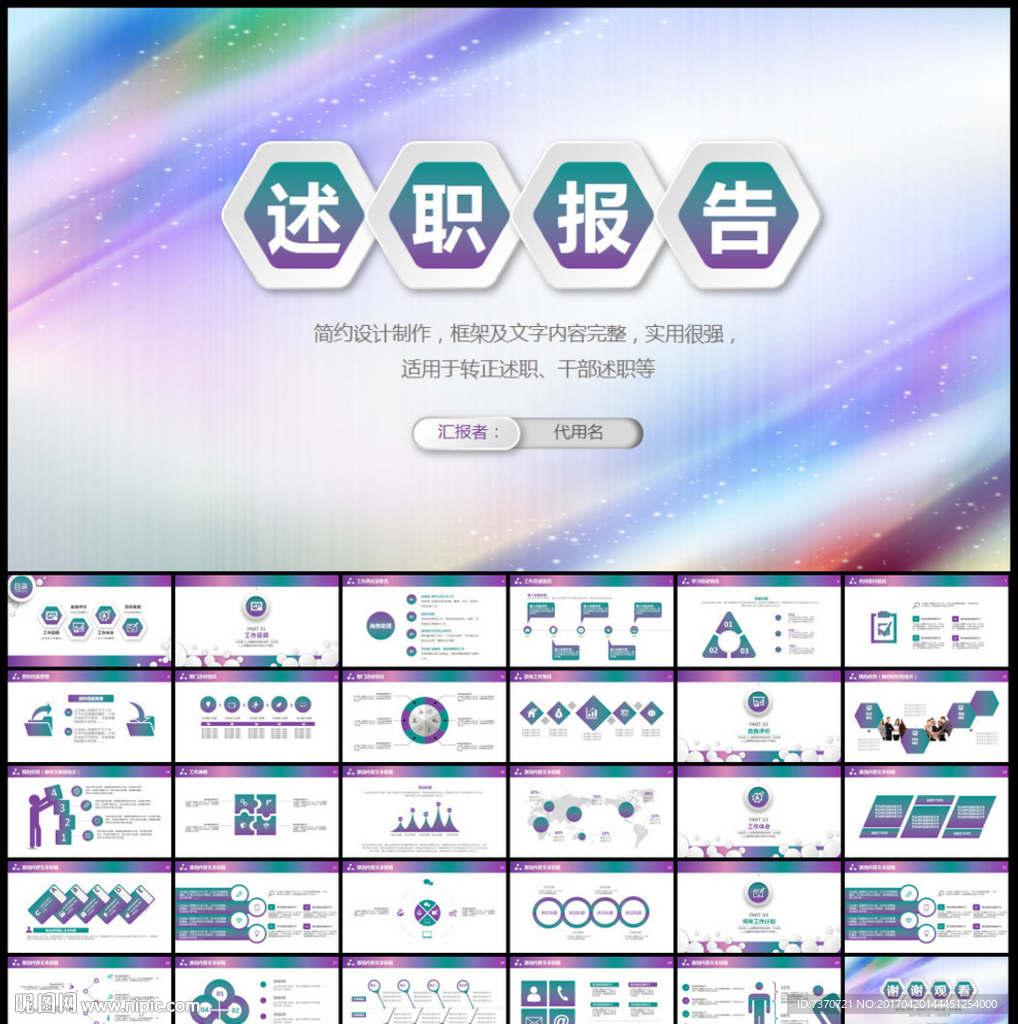 述職PPT