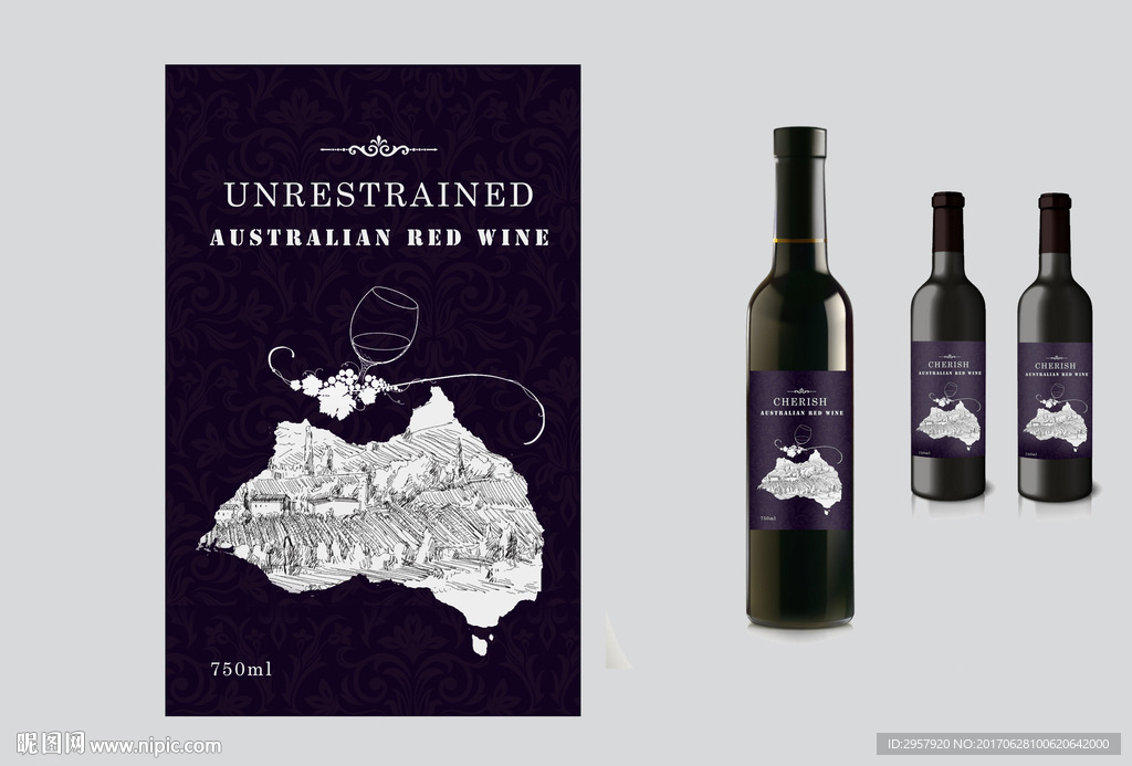 澳洲红酒标签