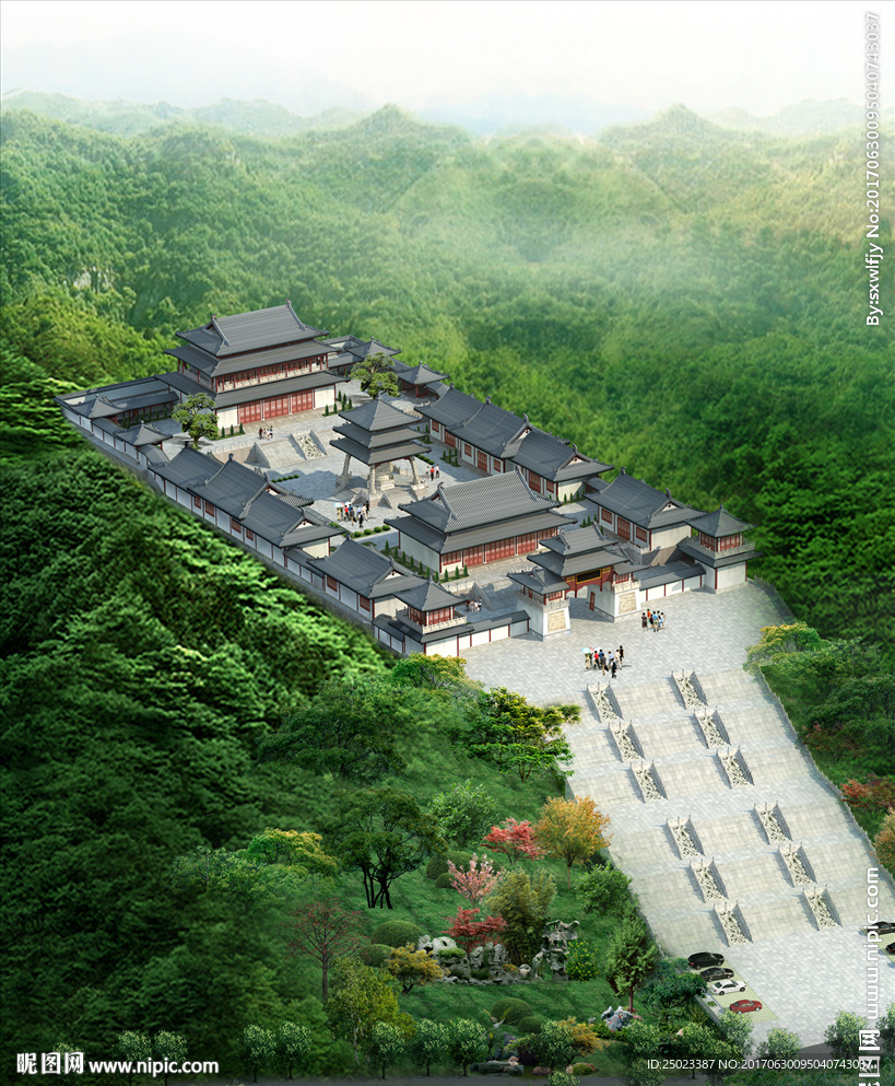仿唐寺廟