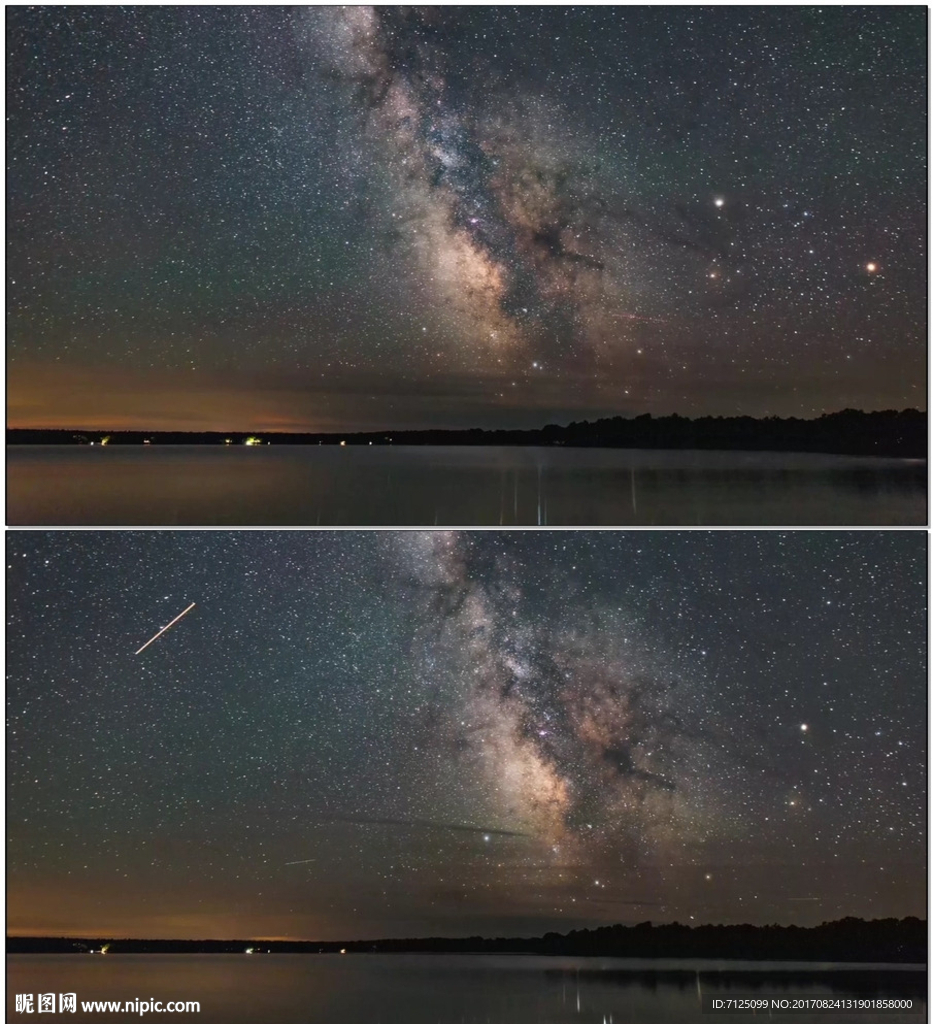 夜晚星空銀河