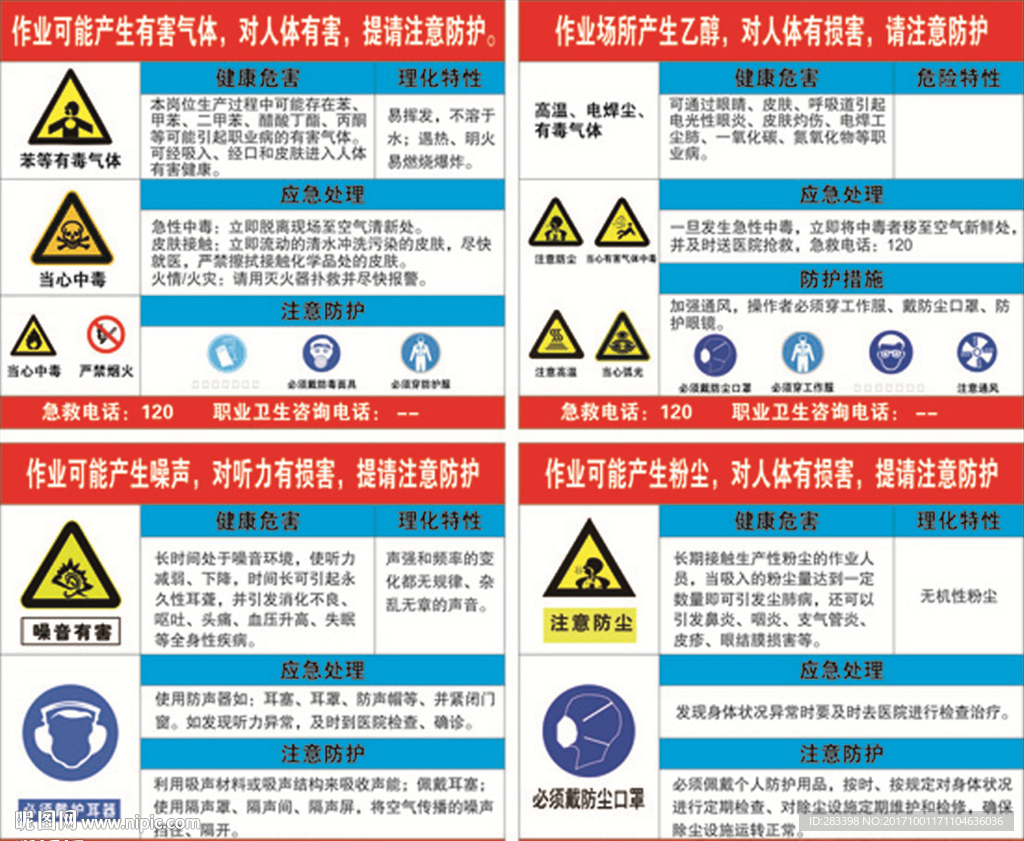 職業病危害告知卡