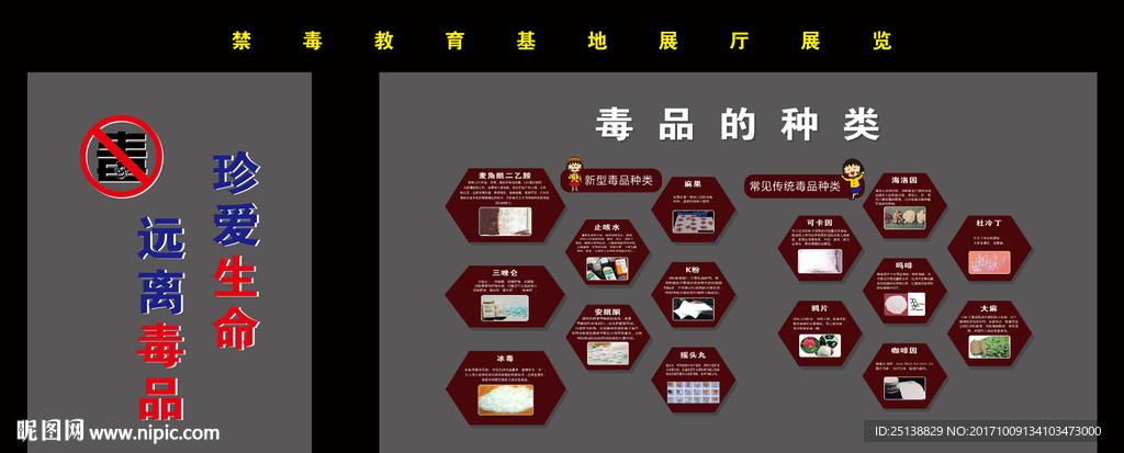 禁毒宣傳教育展廳